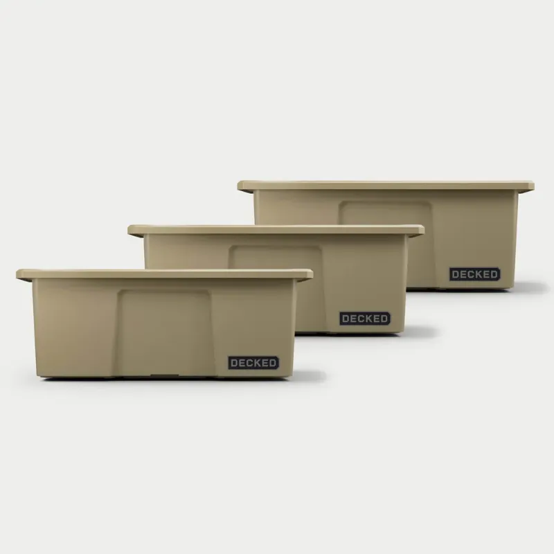 Picture of DECKED Payloader 32 Storage Bin - Desert Tan (3-Pack)