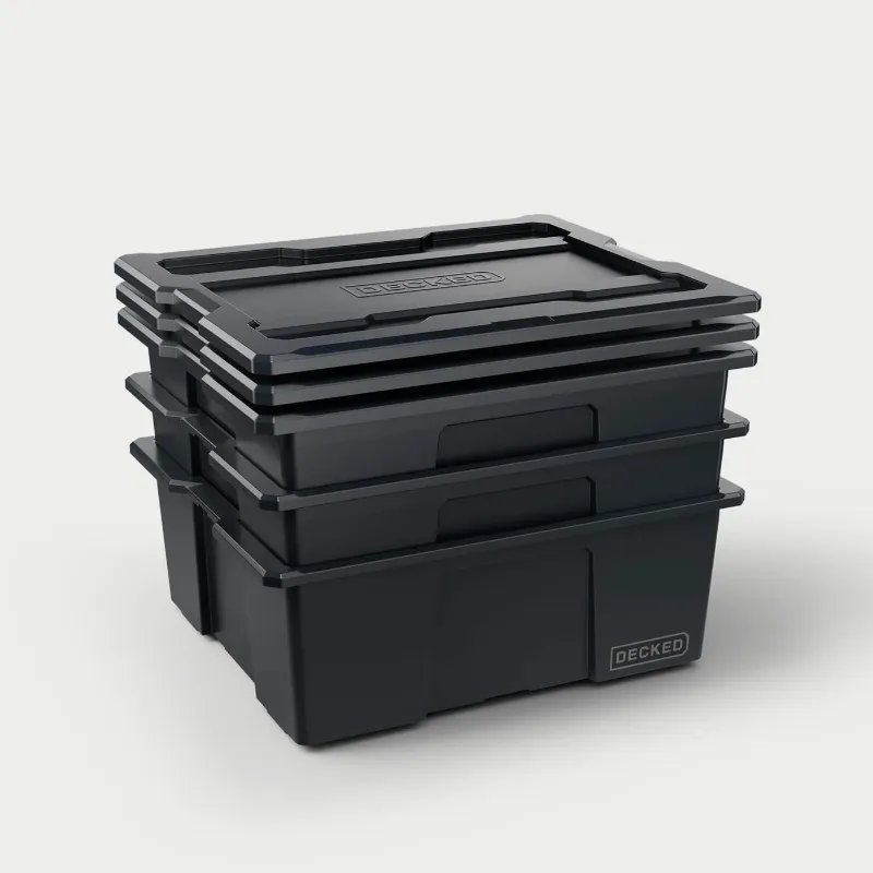 Picture of DECKED Payloader 32 Storage Bin - Black (3-Pack)