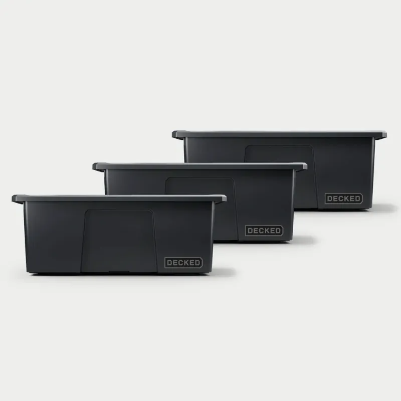 Picture of DECKED Payloader 32 Storage Bin - Black (3-Pack)
