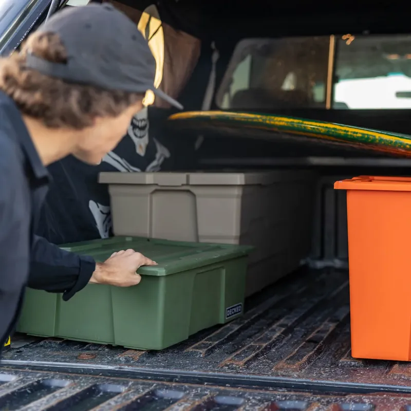 Picture of DECKED Payloader 32 Storage Bin - Ranger Green