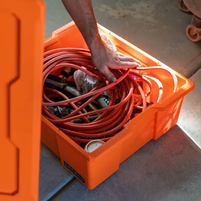 Picture of DECKED Payloader 32 Storage Bin - Blaze Orange