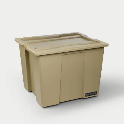 Picture of DECKED Payloader 64 Storage Bin - Desert Tan