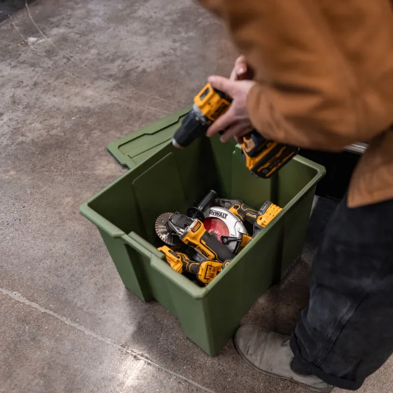 Picture of DECKED Payloader 64 Storage Bin - Ranger Green