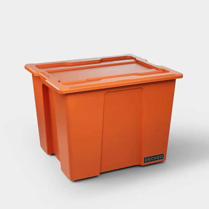 Picture of DECKED Payloader 64 Storage Bin - Blaze Orange