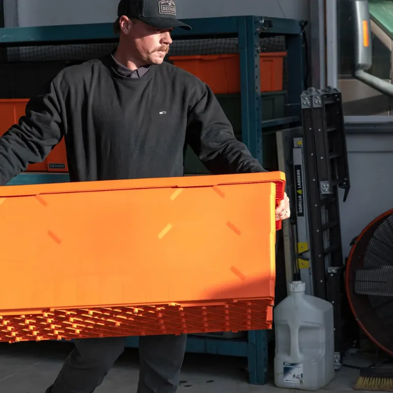 Picture of DECKED Payloader 133 Storage Bin - Blaze Orange