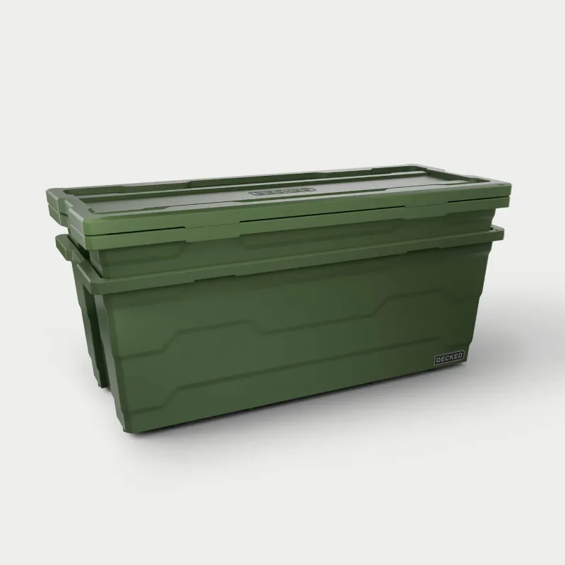 Picture of DECKED Payloader 133 Storage Bin - Ranger Green (2-Pack)