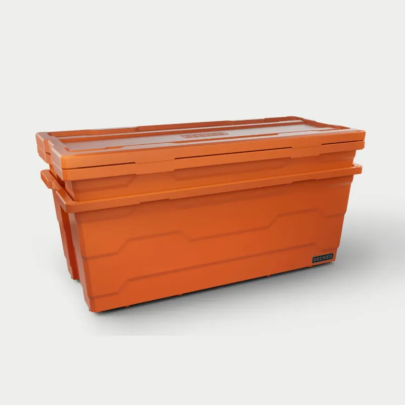 Picture of DECKED Payloader 133 Storage Bin - Blaze Orange (2-Pack)