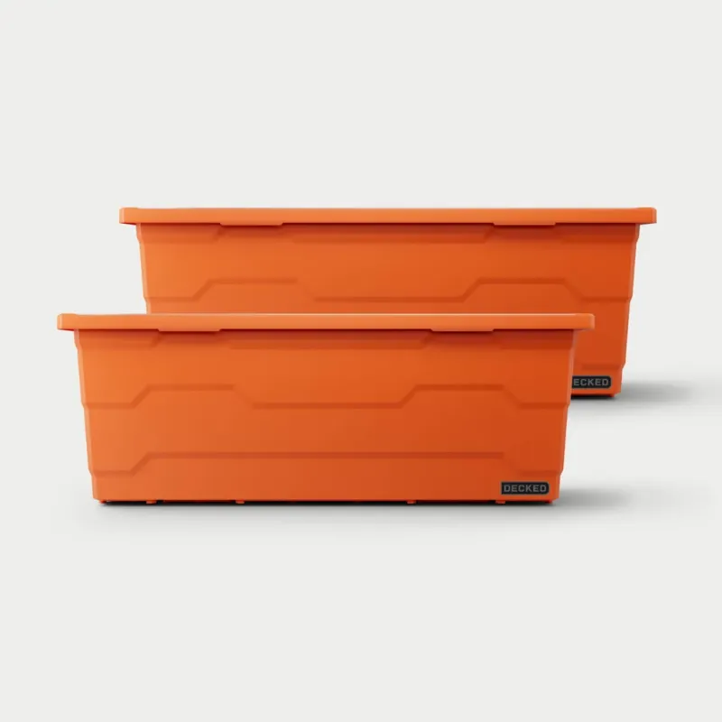 Picture of DECKED Payloader 133 Storage Bin - Blaze Orange (2-Pack)