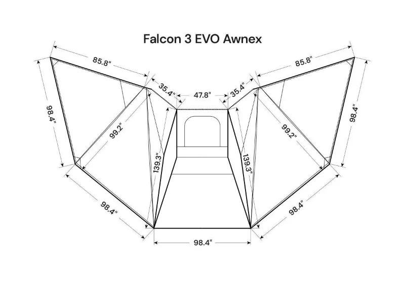 Picture of Roofnest Falcon 3 EVO Awning