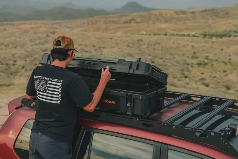 Picture of Roam Adventure 95L Rugged Case with Traction Board Mounts
