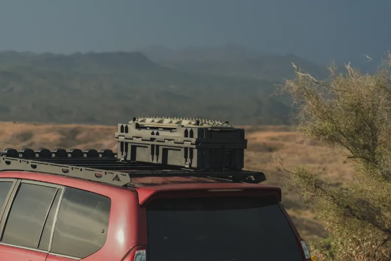 Picture of Roam Adventure 95L Rugged Case with Traction Board Mounts