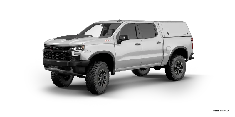 Picture of SmartCap Edge Commercial Truck Cap - 2019-2026 Chevrolet Silverado/Sierra 1500 (5'8" Bed) - EC0130-WN