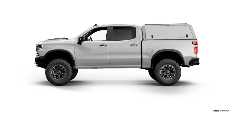 Picture of SmartCap Edge Commercial Truck Cap - 2019-2026 Chevrolet Silverado/Sierra 1500 (558" Bed) - EC0130-WN