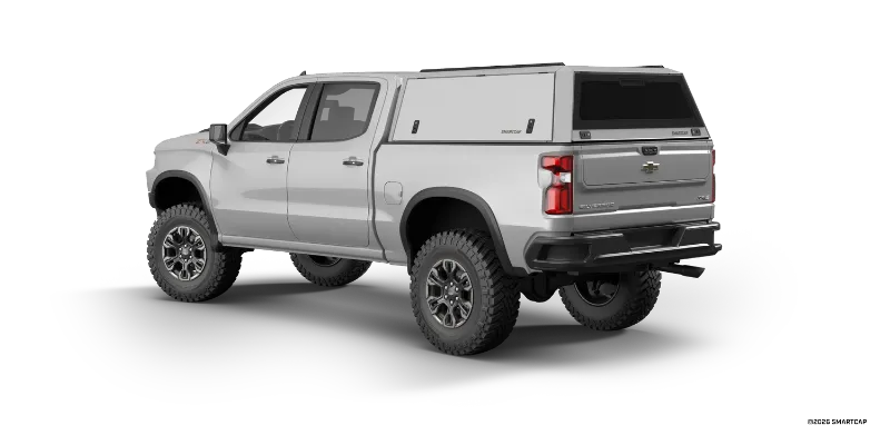 Picture of SmartCap Edge Commercial Truck Cap - 2019-2026 Chevrolet Silverado/Sierra 1500 (558" Bed) - EC0130-WN