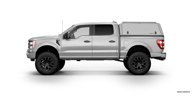 Picture of SmartCap Edge Commercial Truck Cap - 2021-2026 Ford F-150 (5'5" Bed) - EC0339-WN