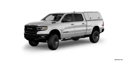 Picture of SmartCap EVOc Commercial Series Truck Cap - 2019-2026 Dodge Ram 1500 (6'4" Bed) - EC1006-WH