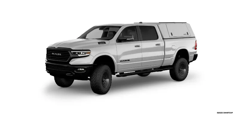 Picture of SmartCap EVOc Commercial Series Truck Cap - 2019-2026 Dodge Ram 1500 (6'4" Bed) - EC1006-WH